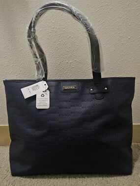 NWT Nautica Key Largo Indigo Tote Bag